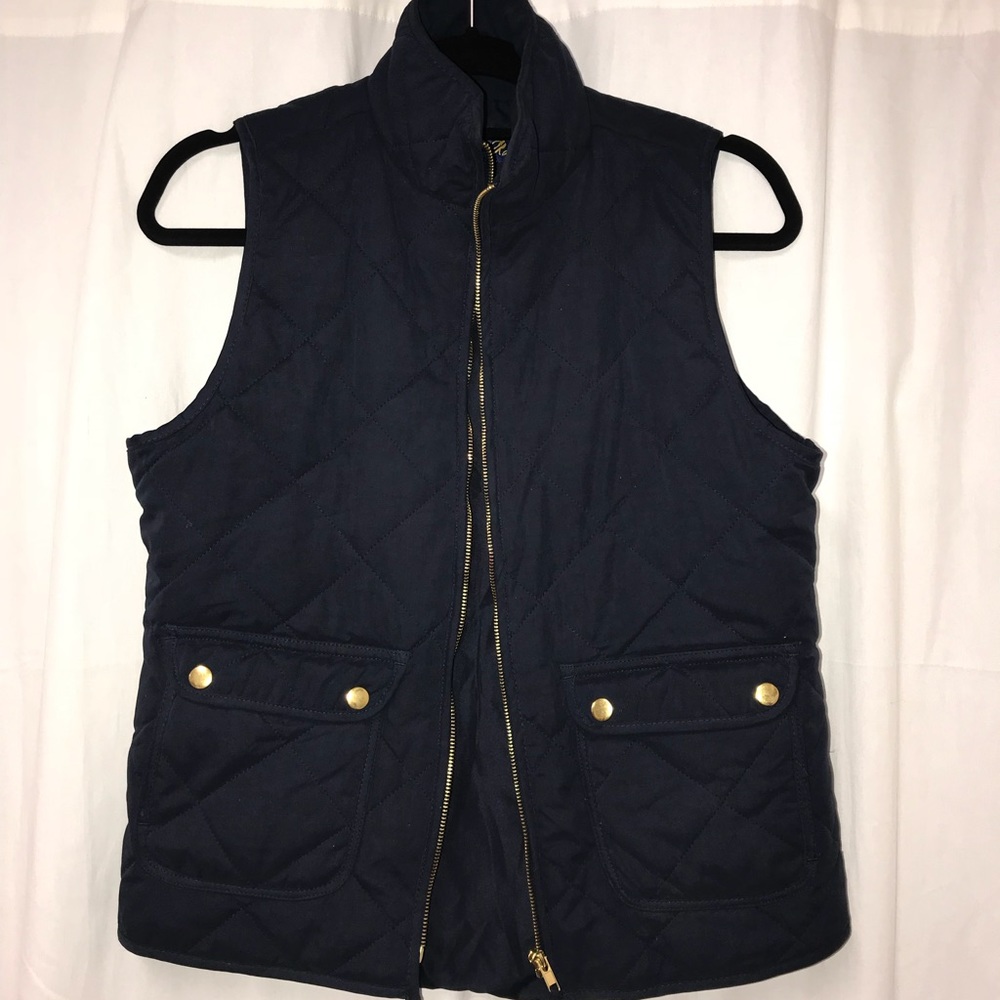 navy blue vest